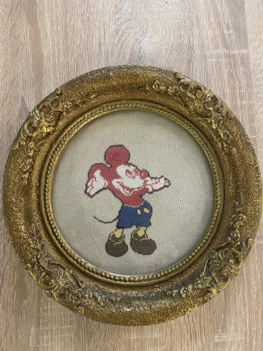Cross-stitch Mickey Mouse